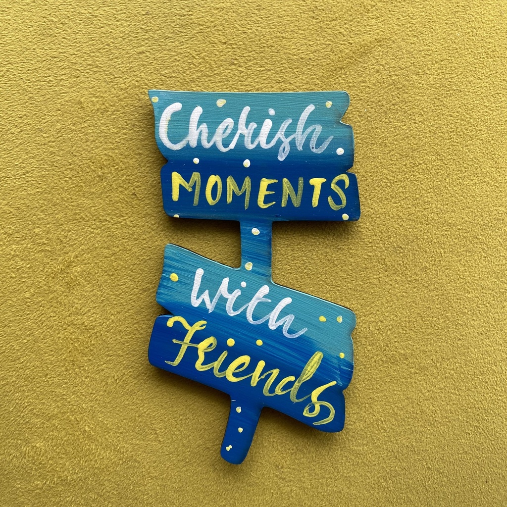 2 Planks Fridge Magnet