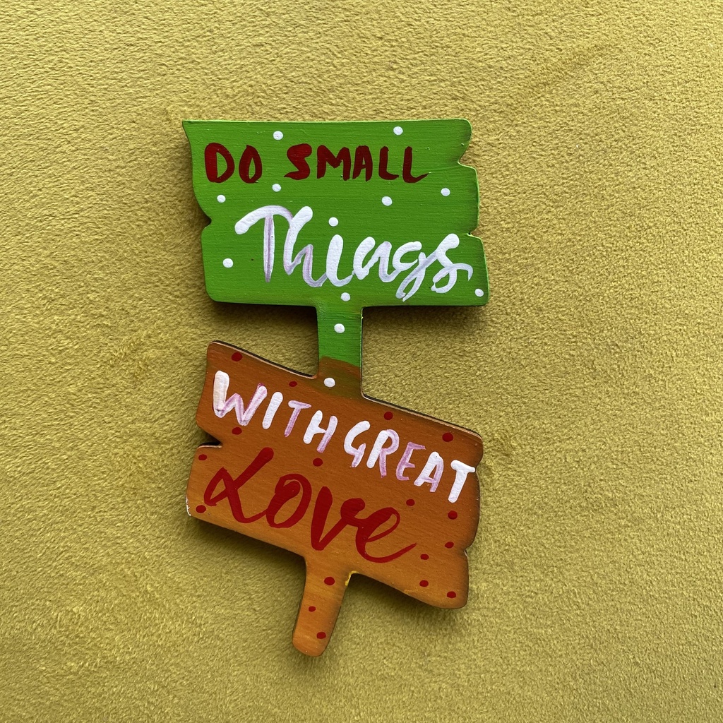 2 Planks Fridge Magnet