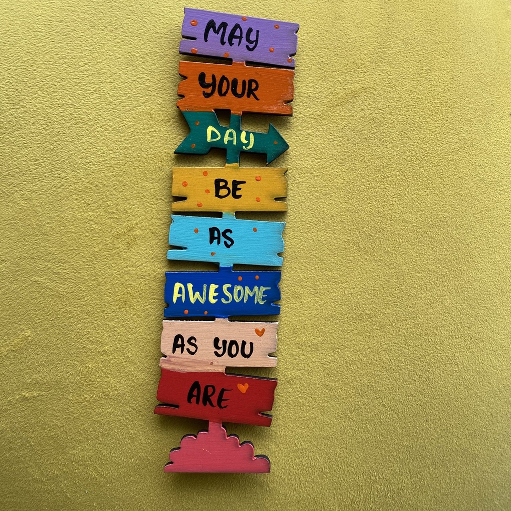 Planks Fridge Magnet 