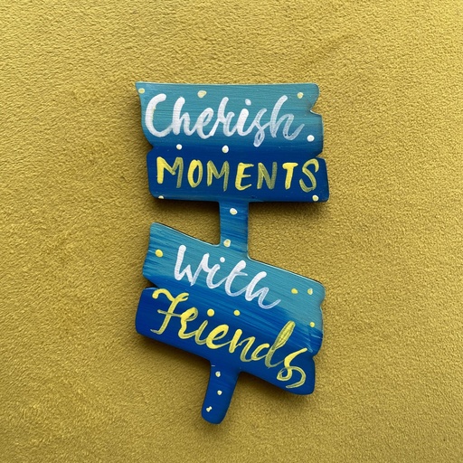 2 Planks Fridge Magnet