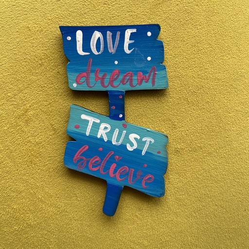 2 Planks Fridge Magnet