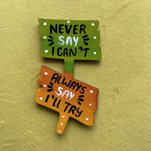 2 Planks Fridge Magnet