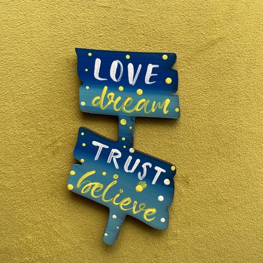 2 Planks Fridge Magnet